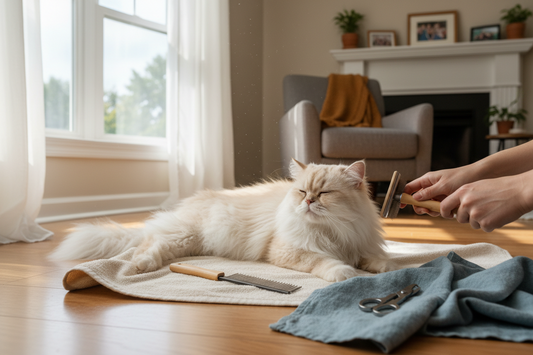 ✂️ Cat Grooming at Home: A Stress-Free Guide for You and Your Cat